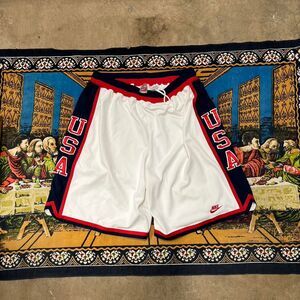 Team USA Nike basketball shorts Size XXL Barcelona 1992 Olympics Dream Team Gold